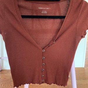 Burnt Orange Crop Top